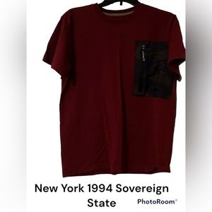 Men’s short sleeve shirt with cool camo pocket - Size M